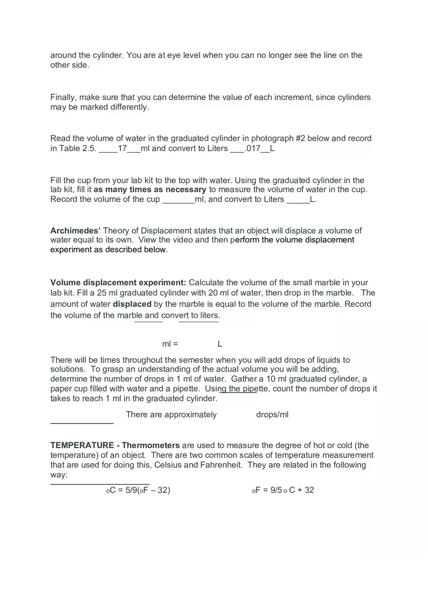 Laboratory Exercise #1 Measurement - Page 10