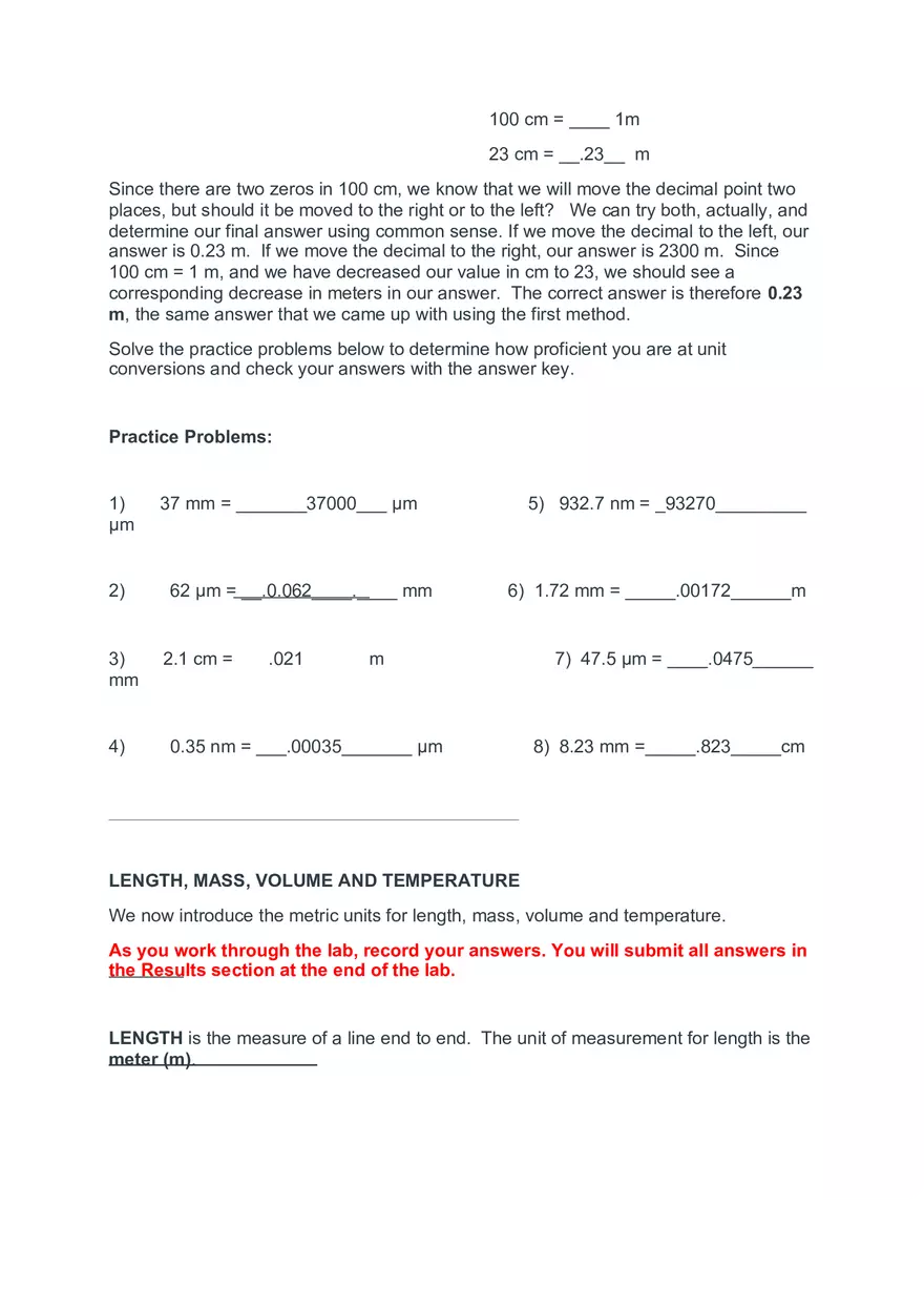 Laboratory Exercise #1 Measurement - Page 6