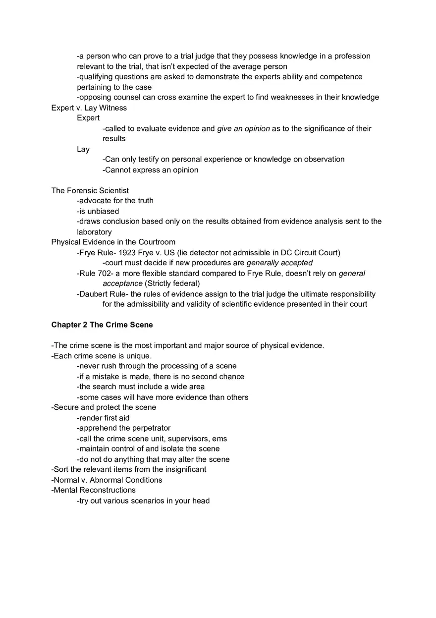Chapter 1 Intro to Forensic Science - Page 2