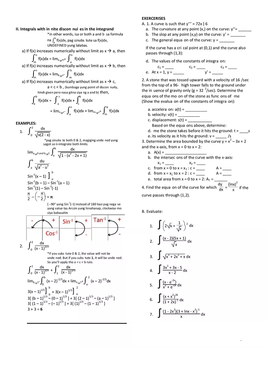 Integral Calculus Reviewer - Page 7