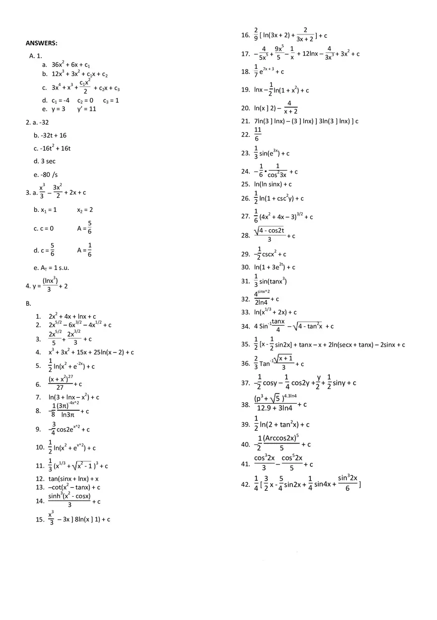 Integral Calculus Reviewer - Page 9