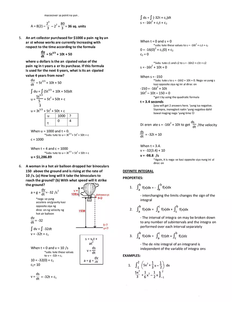 Integral Calculus Reviewer - Page 10