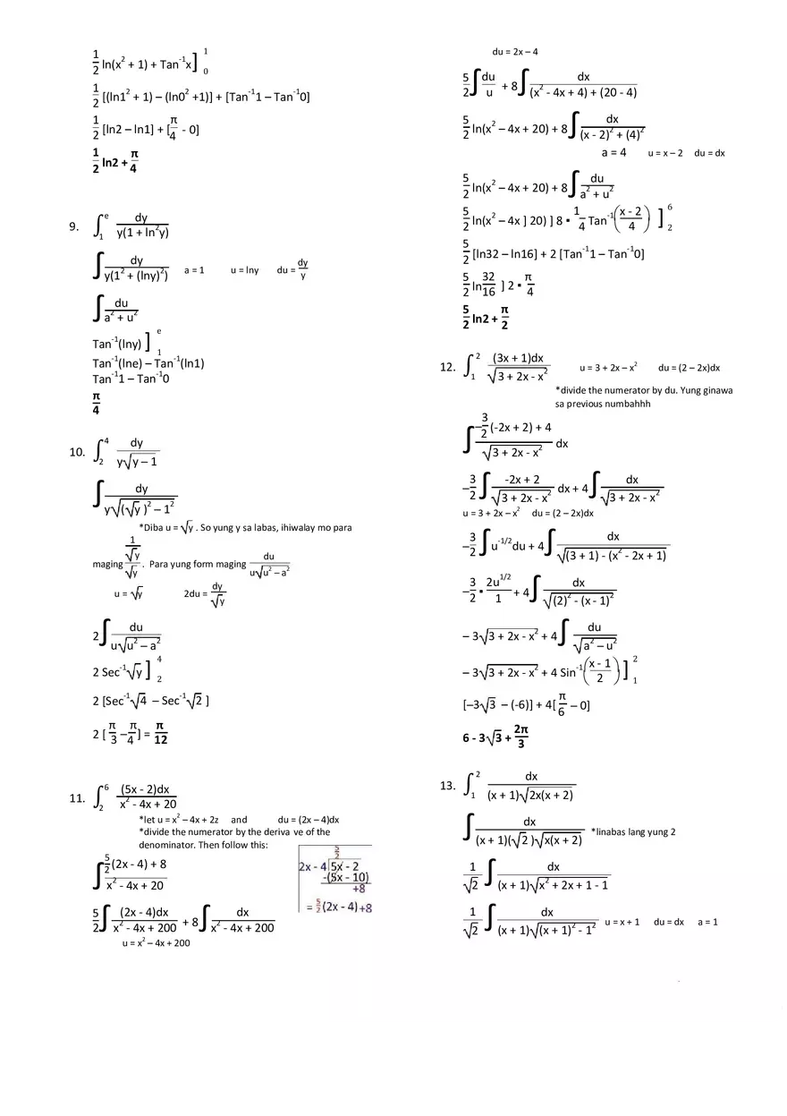 Integral Calculus Reviewer - Page 3