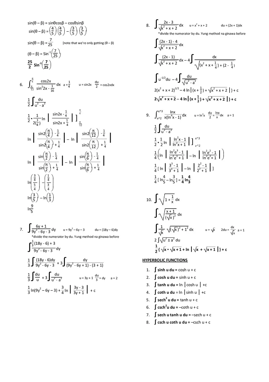 Integral Calculus Reviewer - Page 5