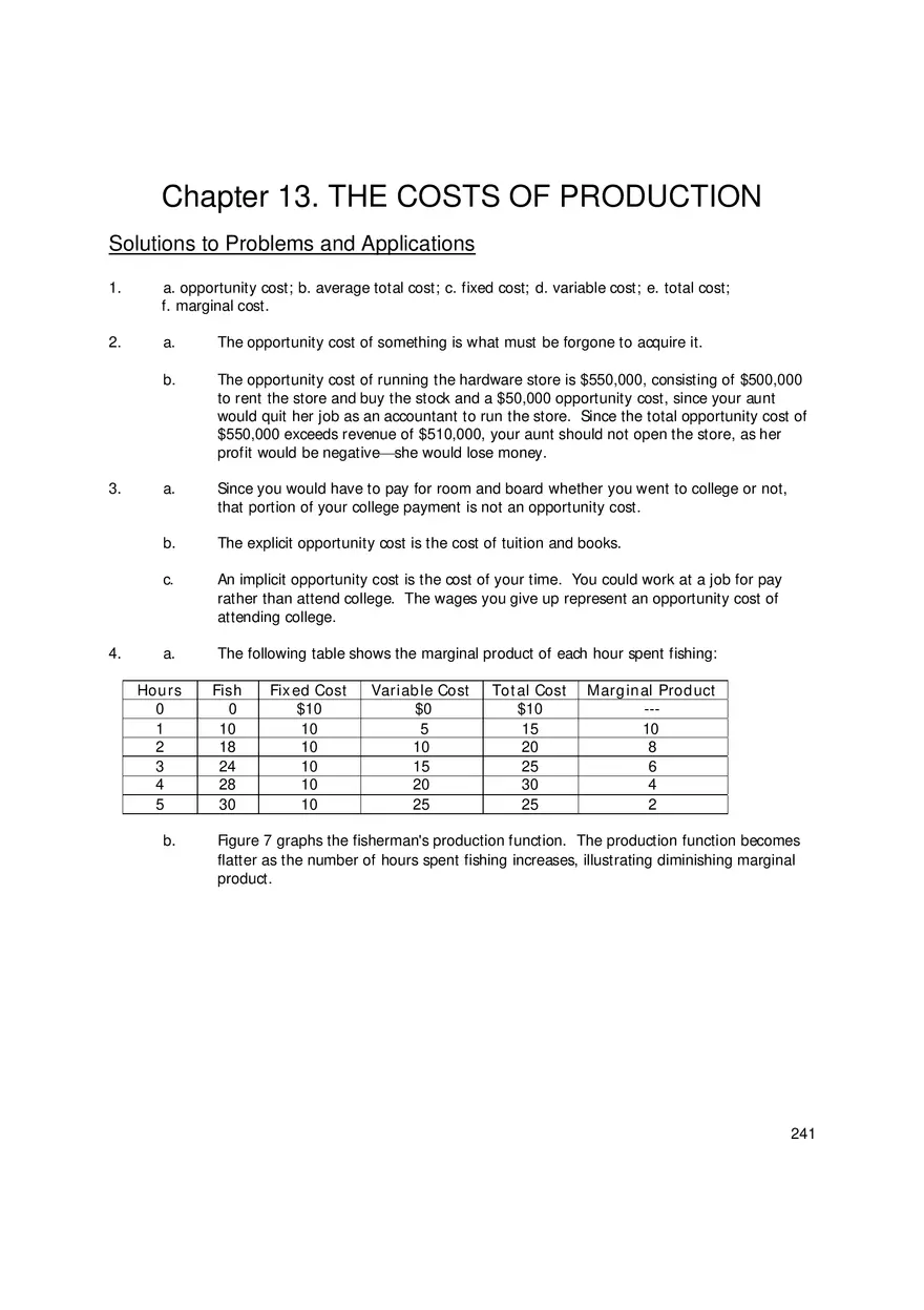 Chapter 13. The Costs of Production - Page 1
