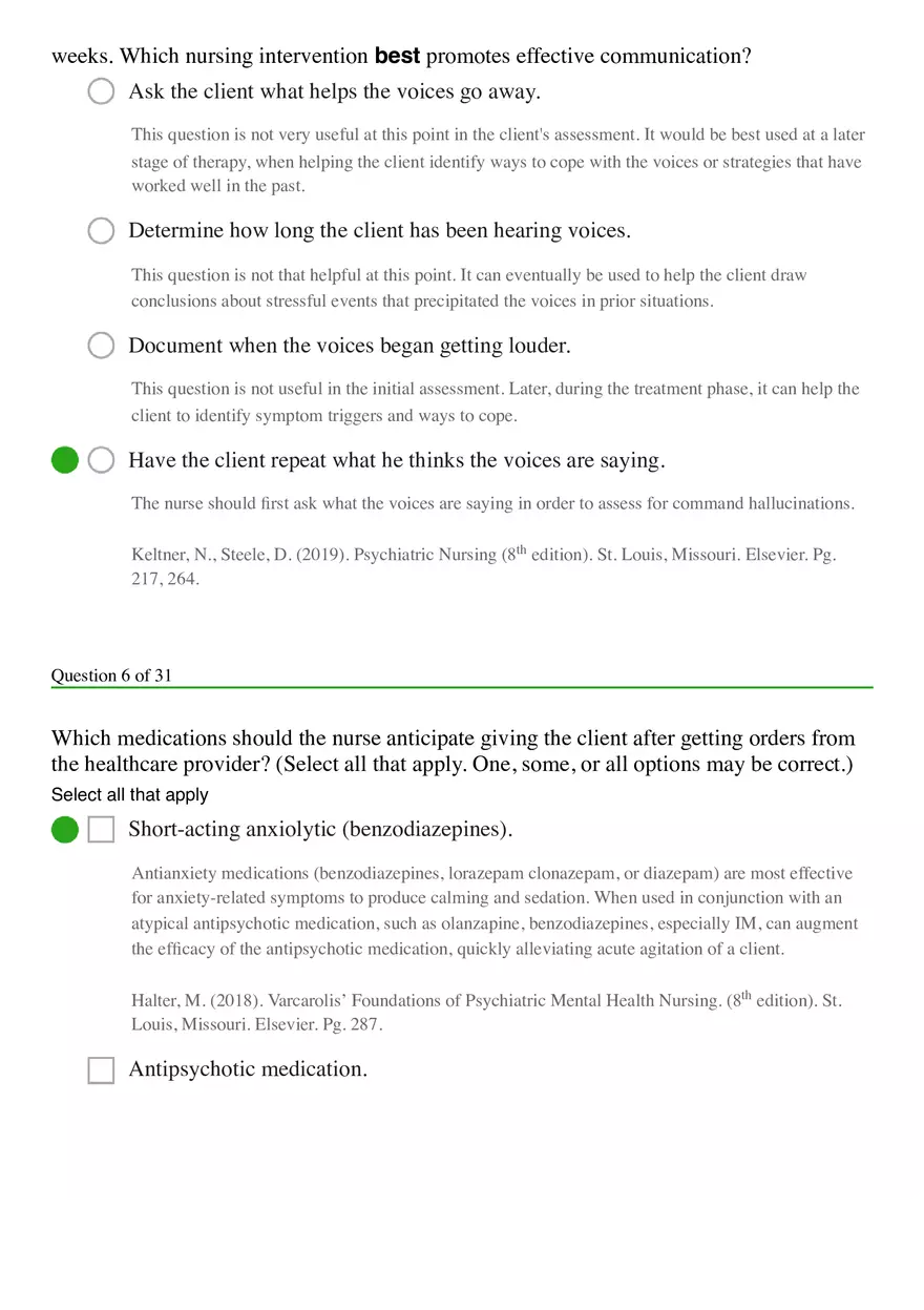 HESI Case Study Psychosis - Page 17