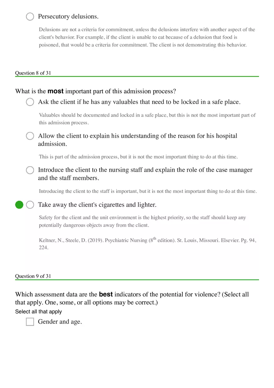 HESI Case Study Psychosis - Page 19
