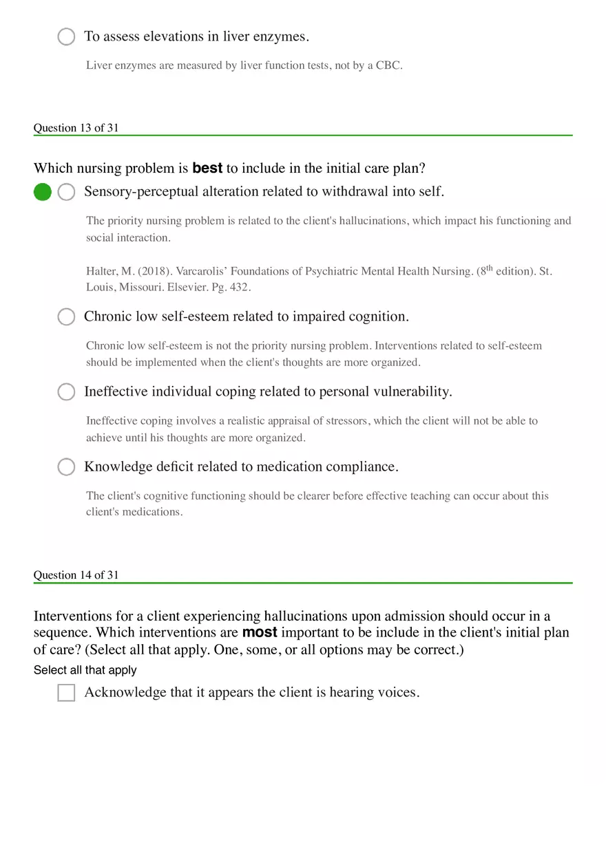 HESI Case Study Psychosis - Page 23