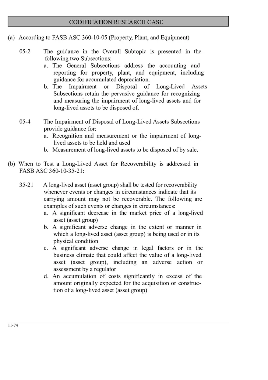 Chapter 11 Codification Research Case - Page 1