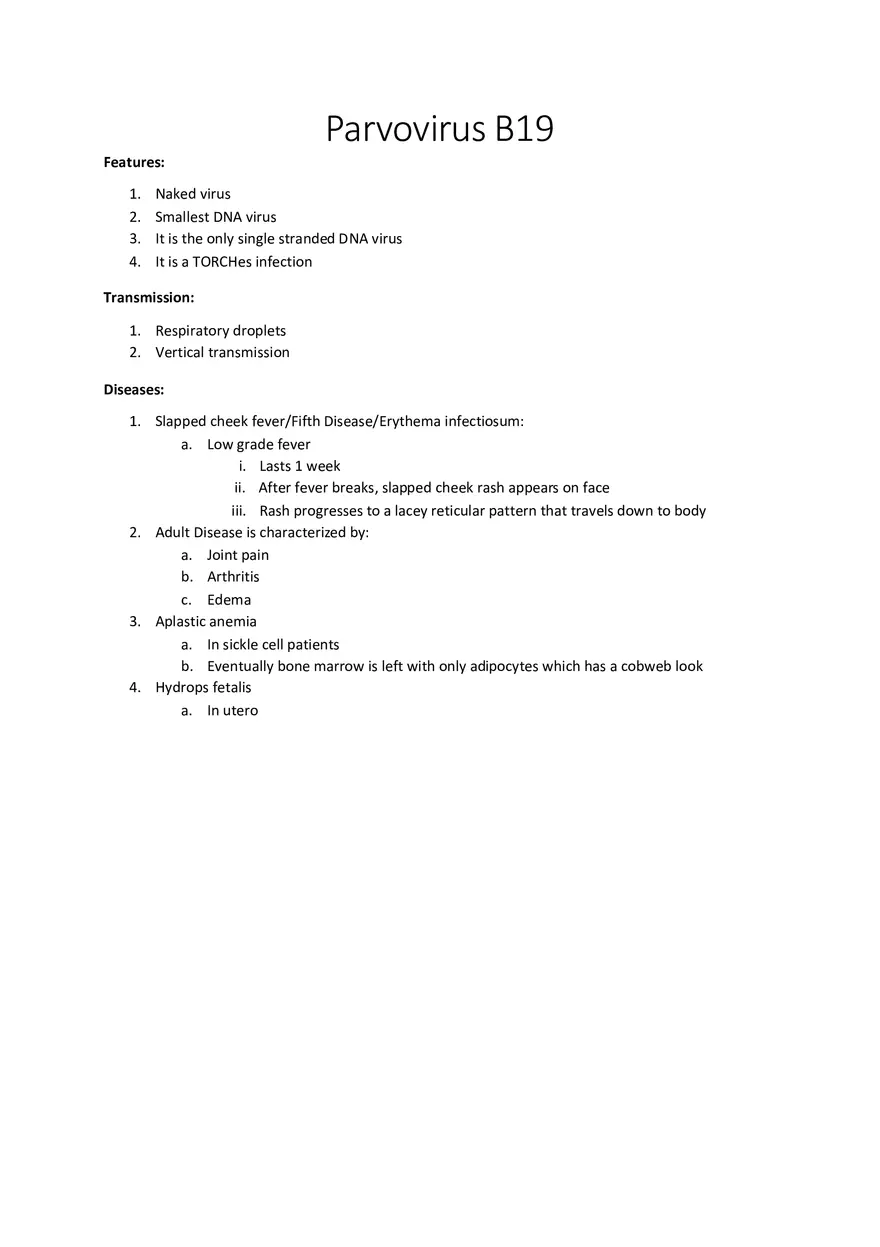 Parvovirus B19 - Page 1