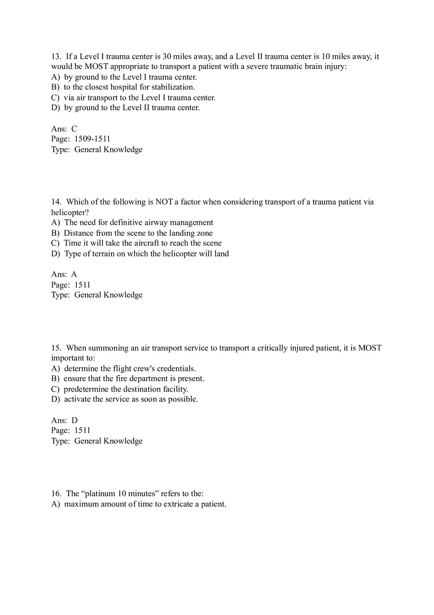 Ch 29 - Trauma Systems and Mechanism of Injury Part 1 - Page 7