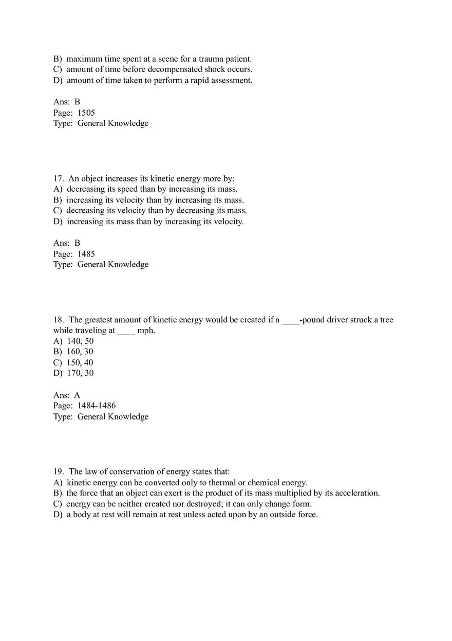 Ch 29 - Trauma Systems and Mechanism of Injury Part 1 - Page 8