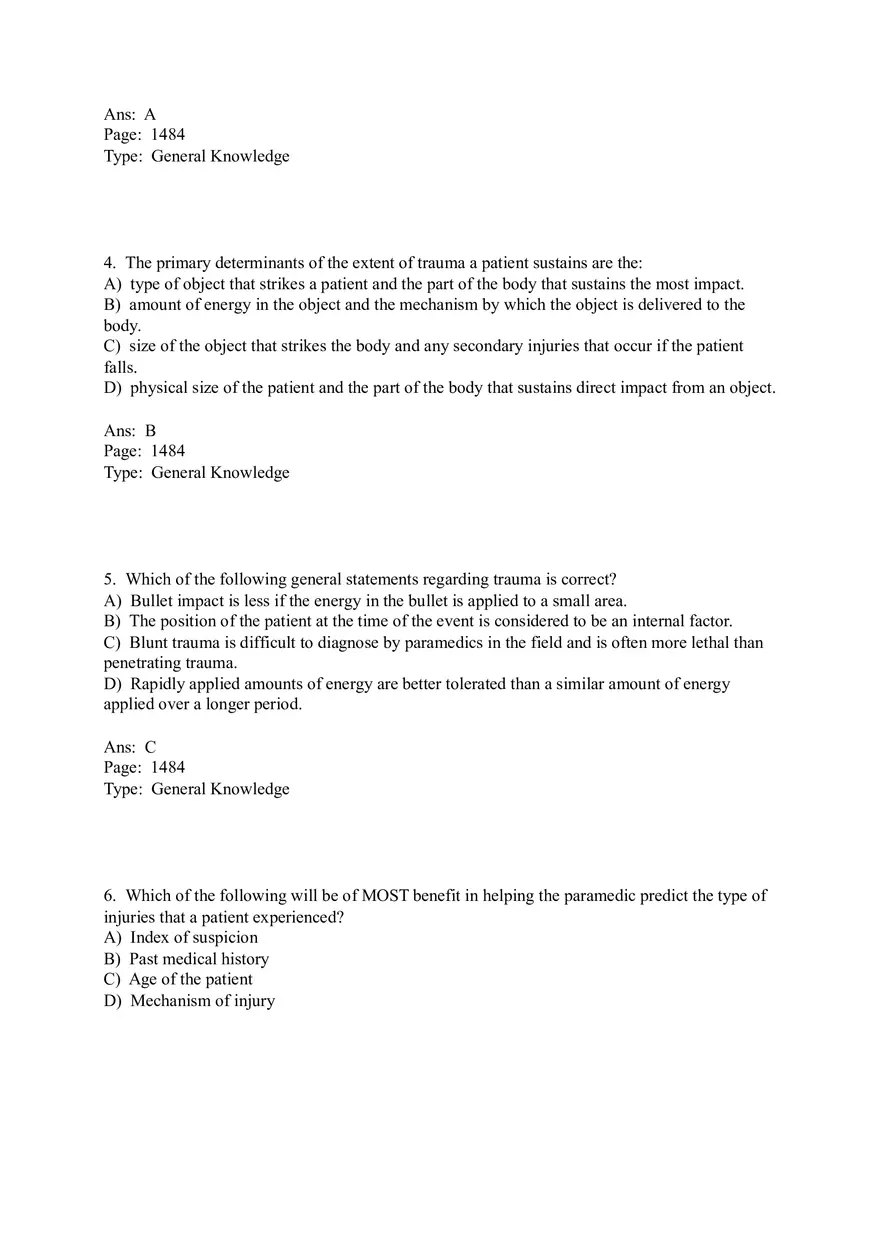 Ch 29 - Trauma Systems and Mechanism of Injury Part 1 - Page 2