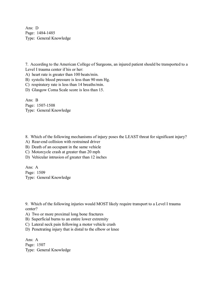 Ch 29 - Trauma Systems and Mechanism of Injury Part 1 - Page 5