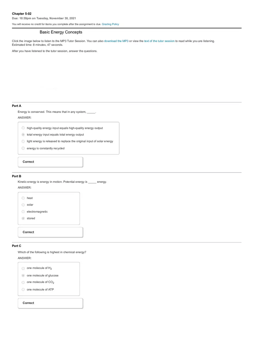 Basic Energy Concepts - Page 1