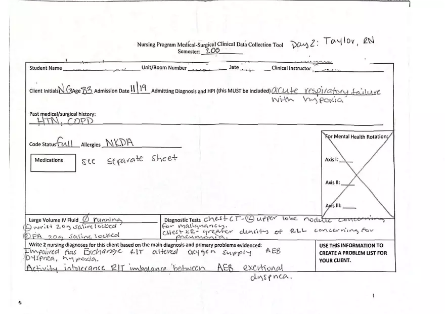 COPD Exacerbation Concept Map - Page 2