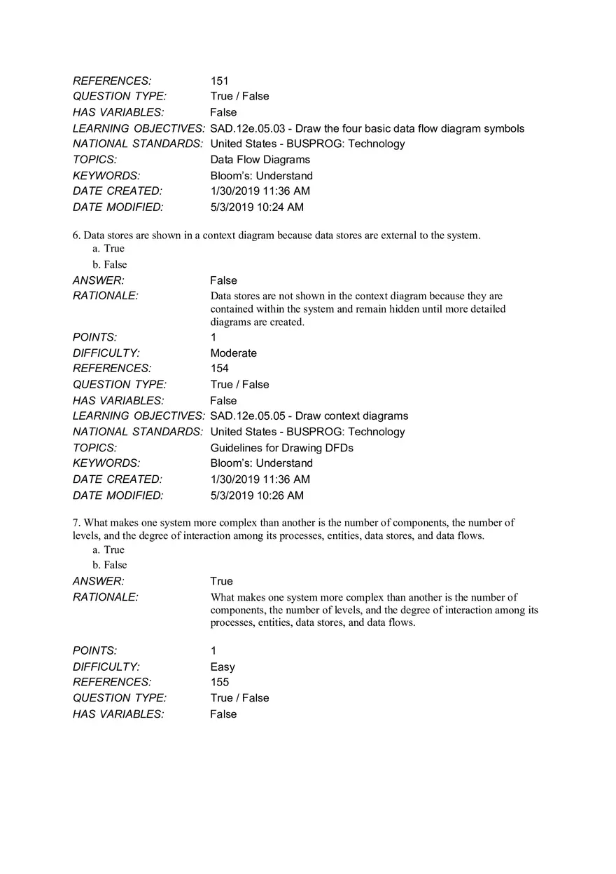 Data Stores Are Shown in a Context Diagram - Page 7