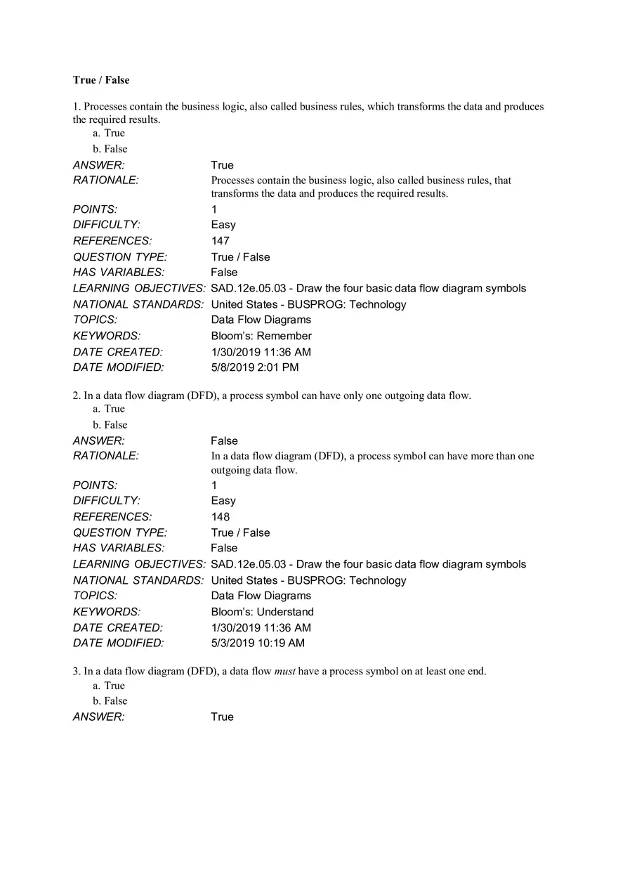 Data Stores Are Shown in a Context Diagram - Page 1