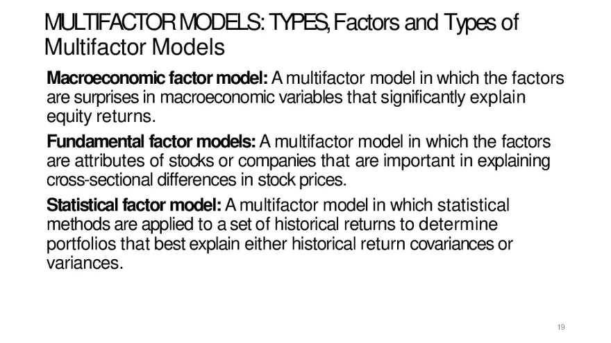 Chapter 12: Using Multifactor Models - Page 4