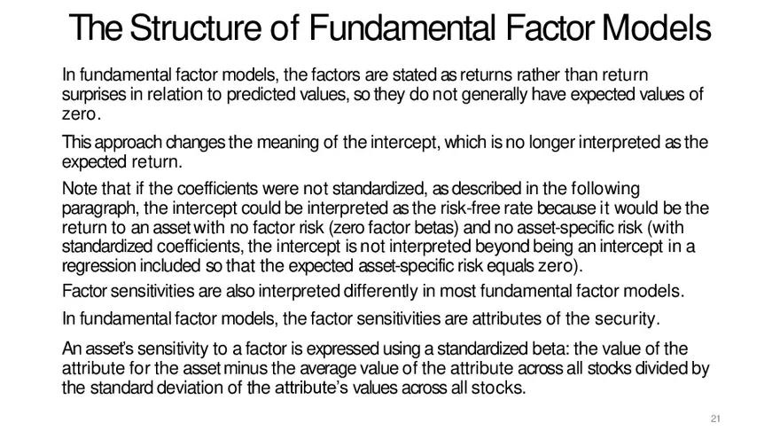 Chapter 12: Using Multifactor Models - Page 6