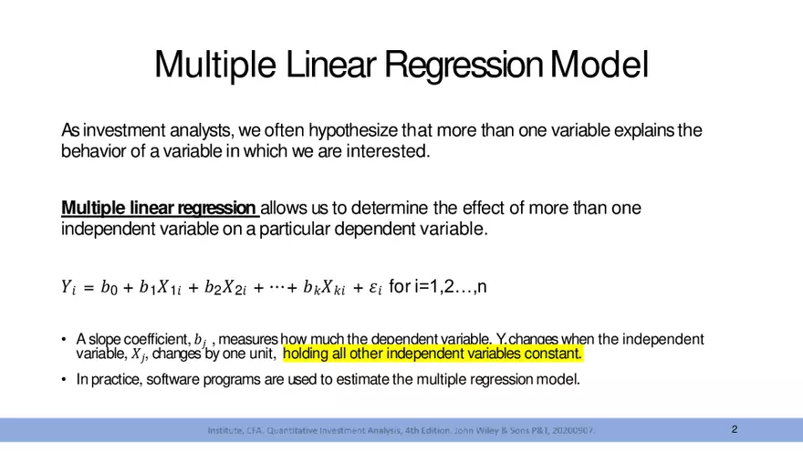 Chapter 8: Multiple Linear Regression - Page 2