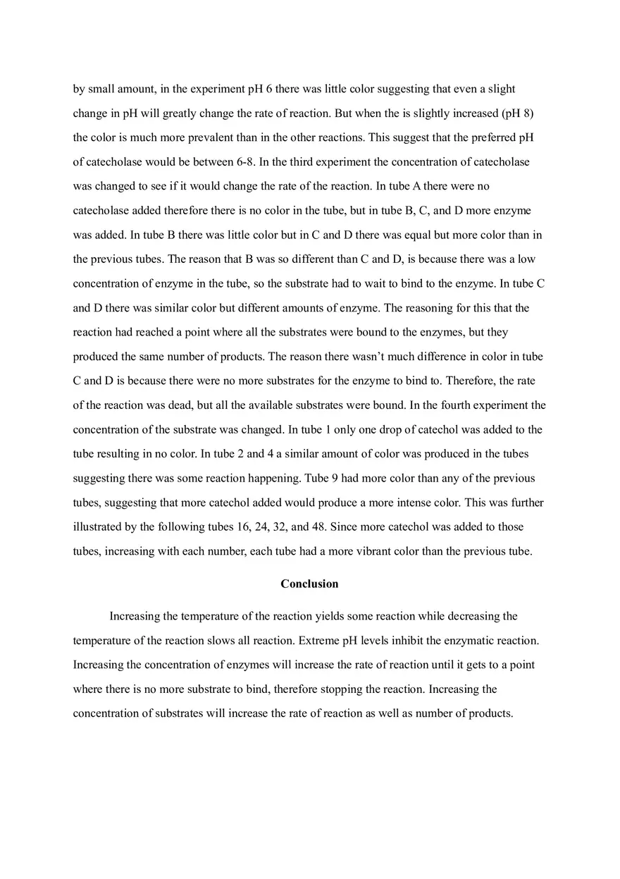 Study of Catecholase Activity - Page 7