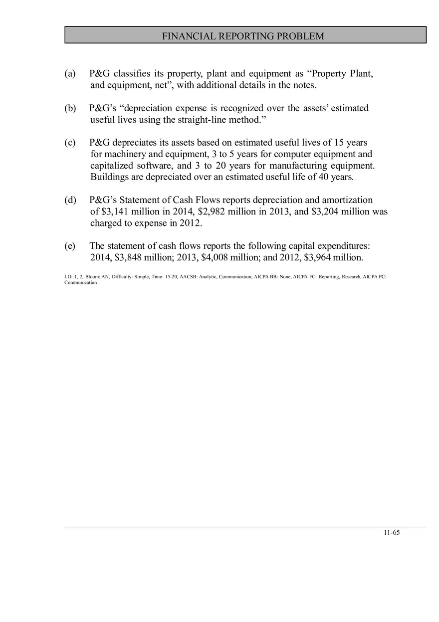 Chapter 11 Financial Reporting Problem - Page 1