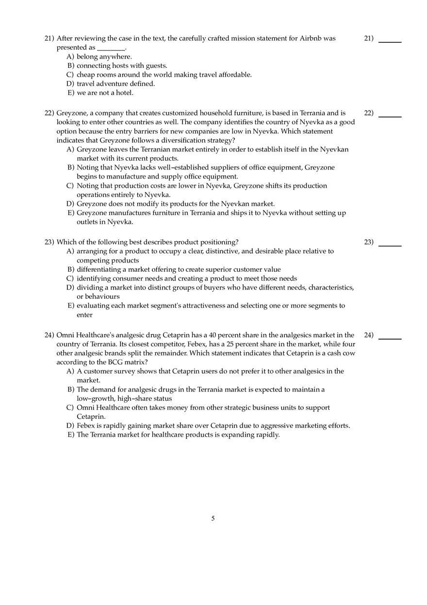 Marketing Chapter 2 Answers - Page 16