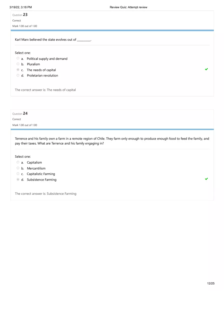 Sociology Final Exam (Days 1 - 4) Part 1 - Page 4