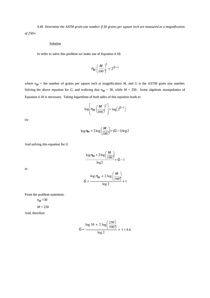 Imperfections in Solids Problem Solutions Part 8 - Page 7