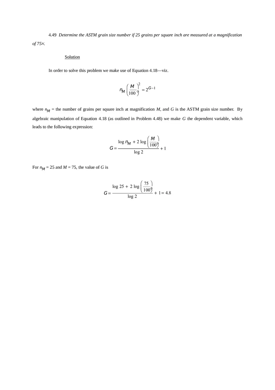 Imperfections in Solids Problem Solutions Part 8 - Page 8