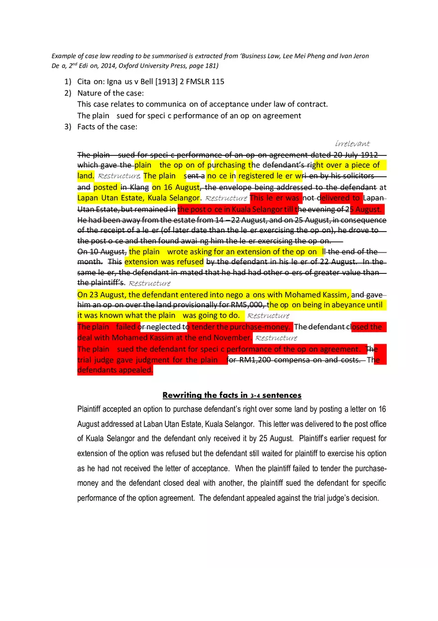 Writing Case Summary - Page 2