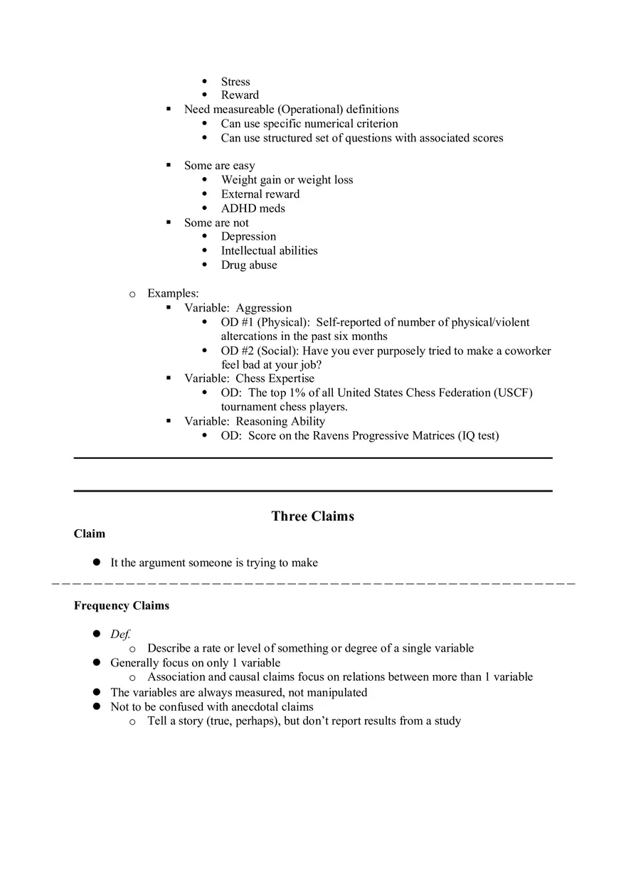 Ch. 3 Three Claims, Four Validities Interrogation Tools for Consumers of Research - Page 5