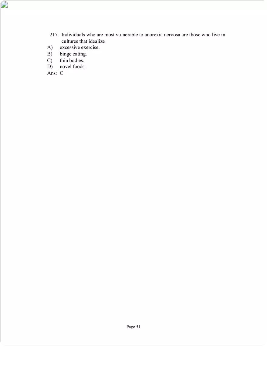 Psychological Disorders Answer Part 6 - Page 8