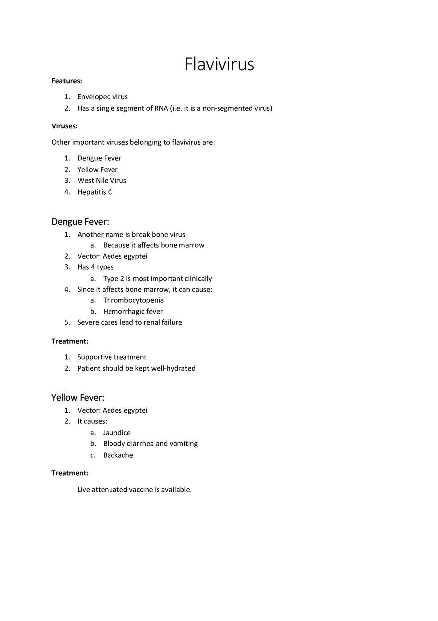 Flavivirus - Page 1