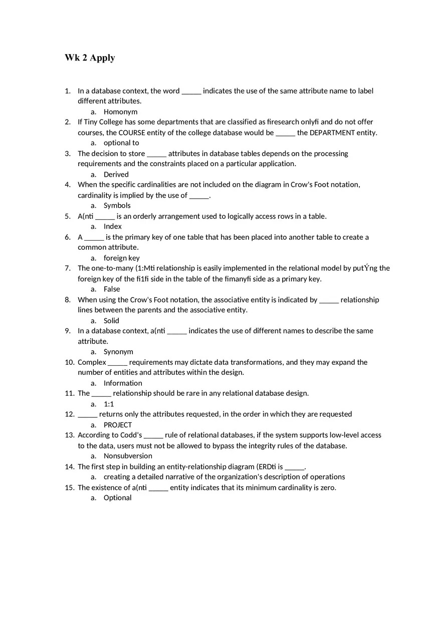 Database Design is a Process Based on Repetition - Page 1