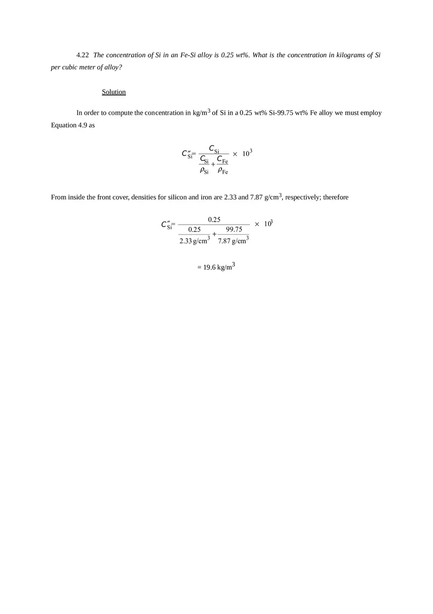 Imperfections in Solids Problem Solutions Part 4 - Page 2