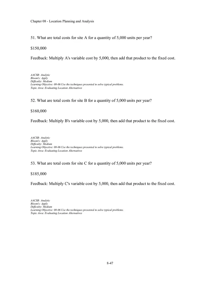 Chapter 08 Location Planning and Analysis Part 3 - Page 8