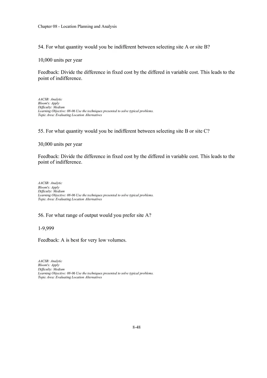 Chapter 08 Location Planning and Analysis Part 3 - Page 9