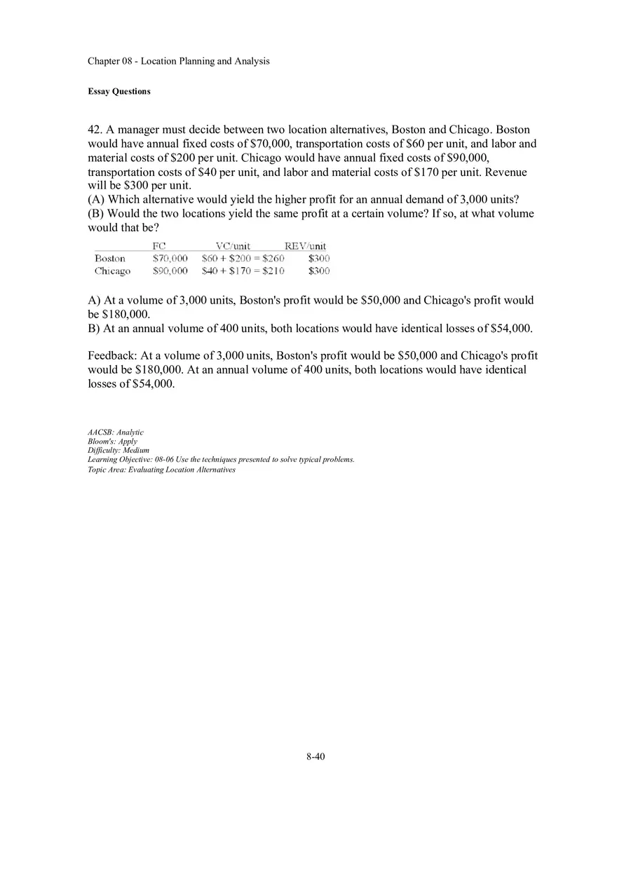 Chapter 08 Location Planning and Analysis Part 3 - Page 1