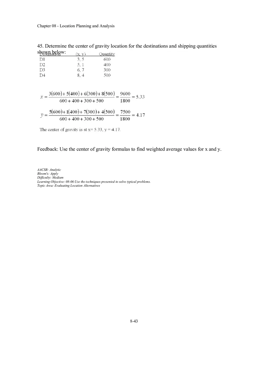 Chapter 08 Location Planning and Analysis Part 3 - Page 4