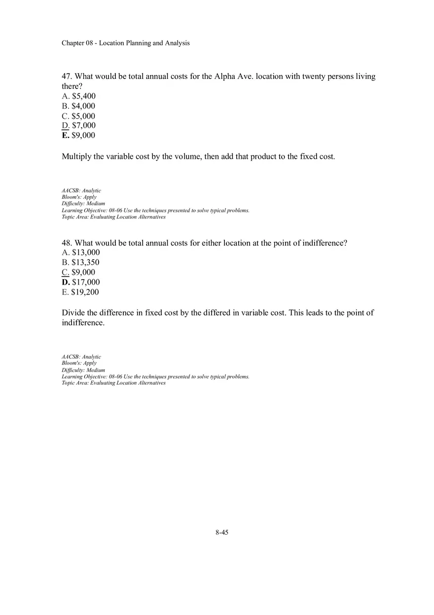 Chapter 08 Location Planning and Analysis Part 3 - Page 6