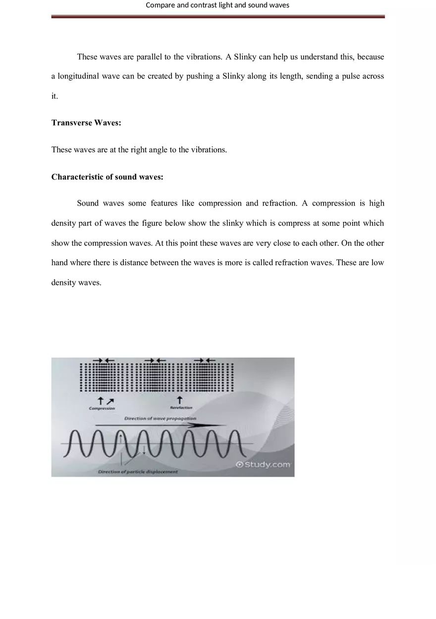 Compare and Contrast Light and Sound Waves - Page 4