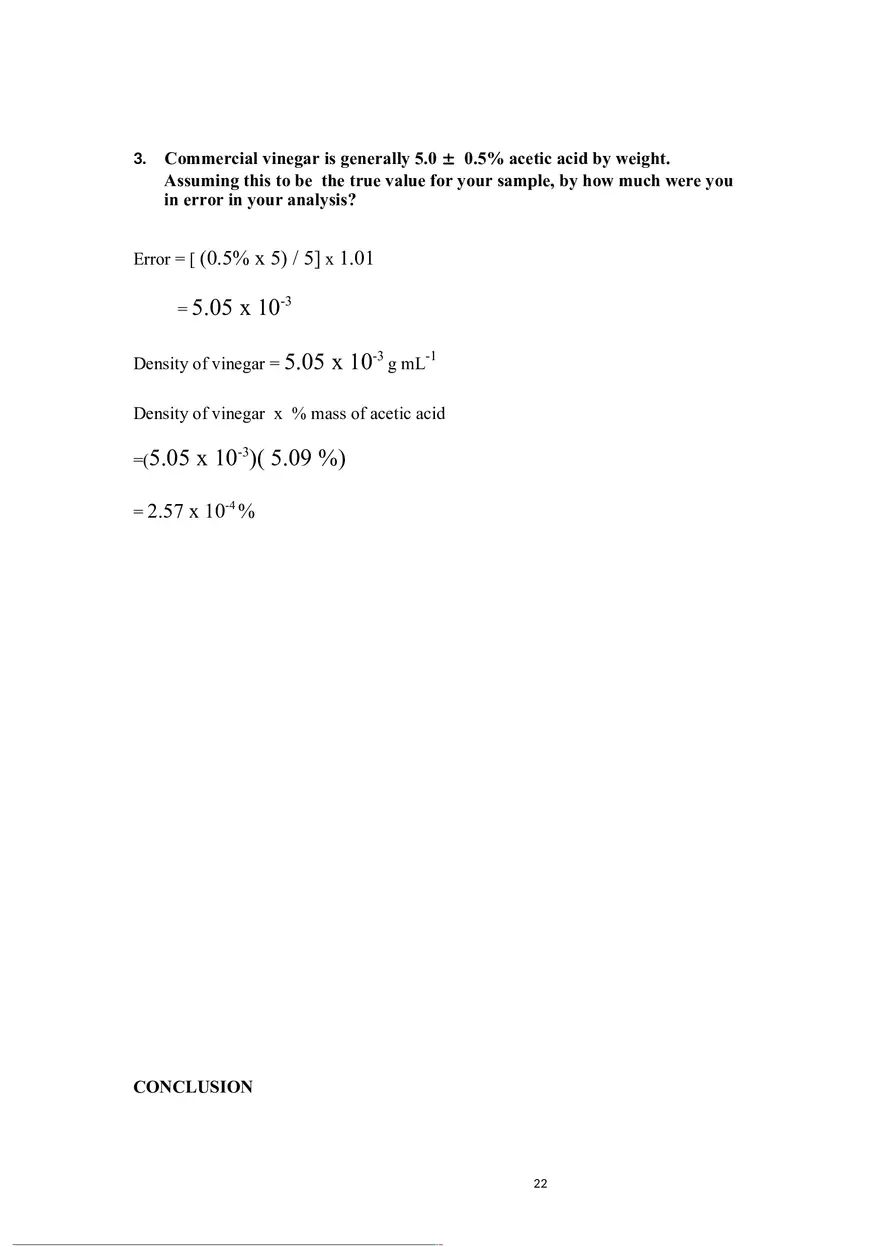 Experiment 1 Acid-Base Titration - Page 15