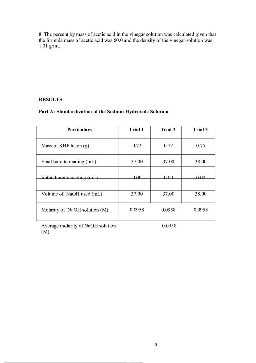 Experiment 1 Acid-Base Titration - Page 23