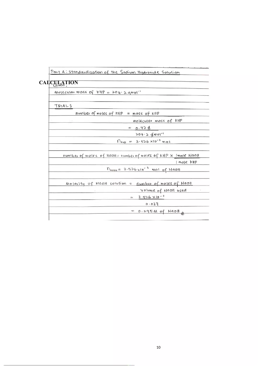 Experiment 1 Acid-Base Titration - Page 25