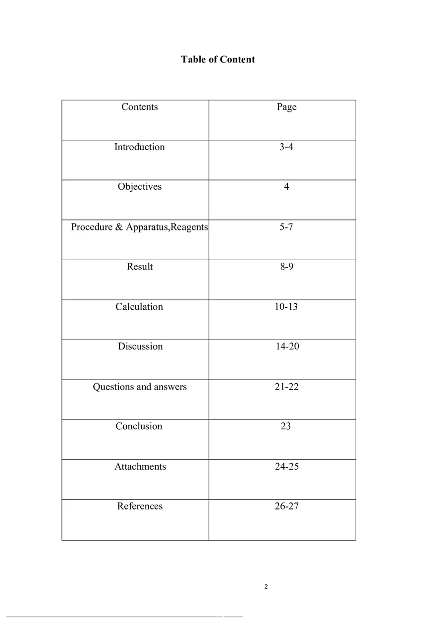 Experiment 1 Acid-Base Titration - Page 2