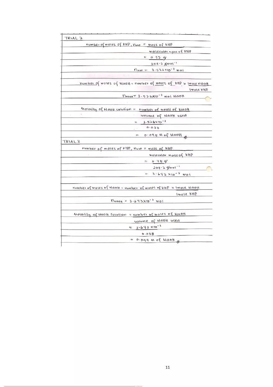 Experiment 1 Acid-Base Titration - Page 3