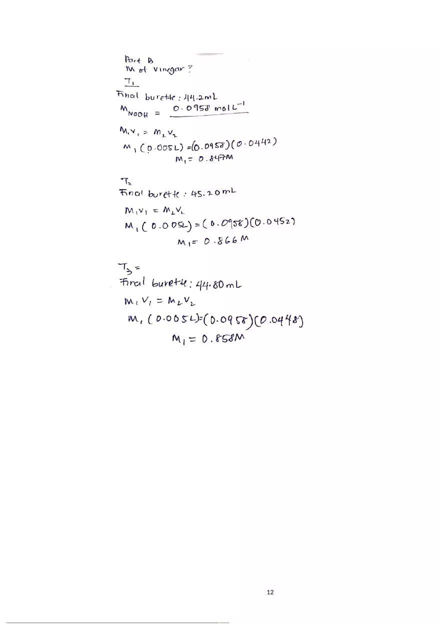 Experiment 1 Acid-Base Titration - Page 4