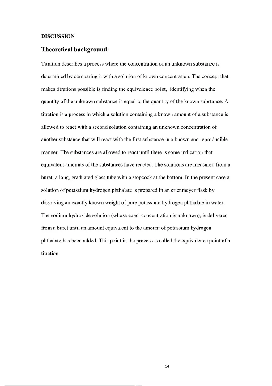 Experiment 1 Acid-Base Titration - Page 6
